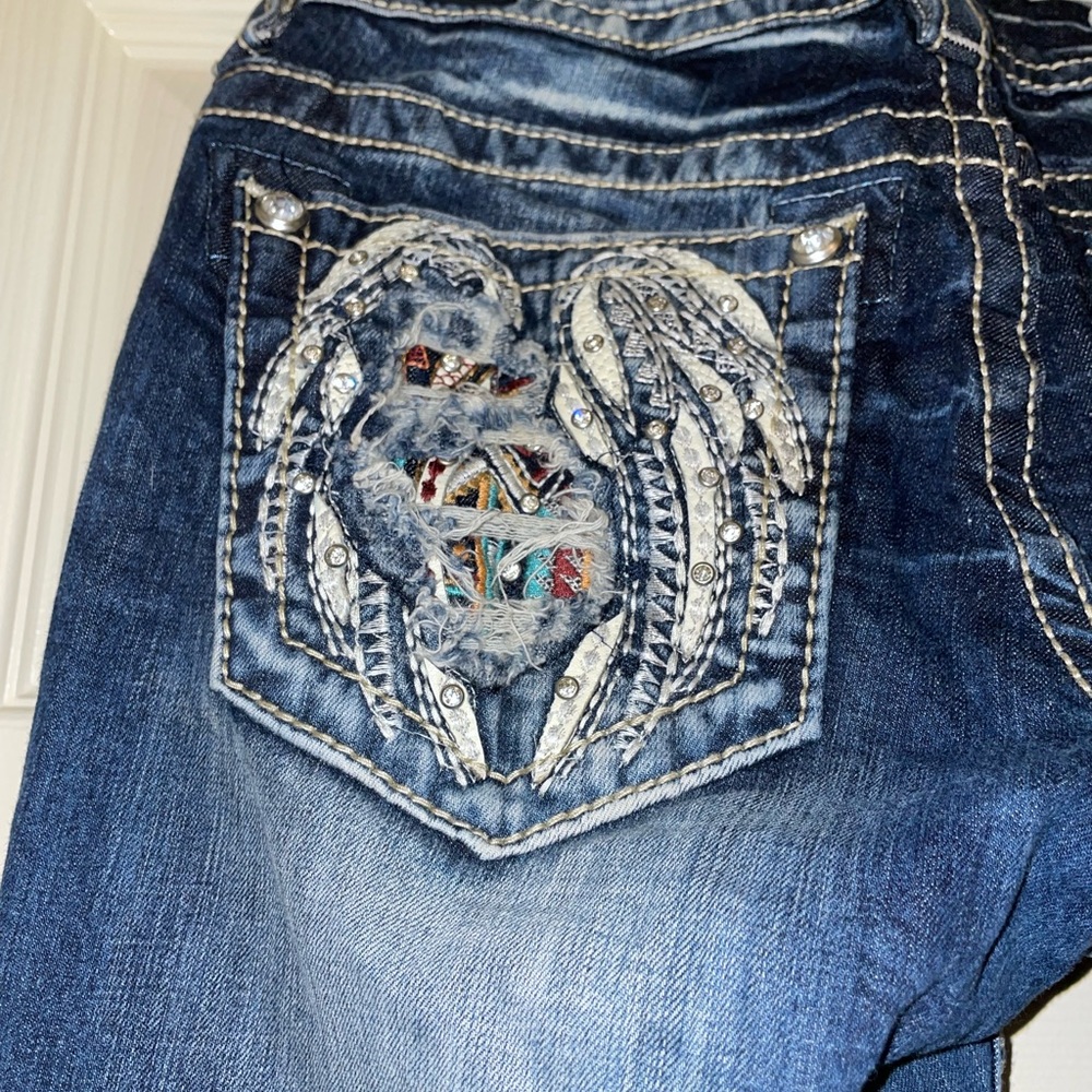 Sparkly MissMe Indian Styled Jeans - Picture 7 of 9